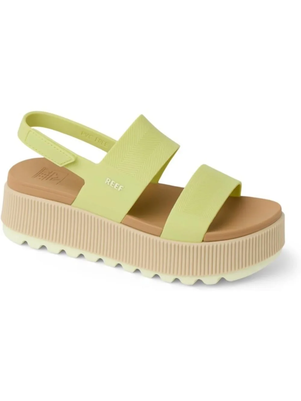 Women's Lime Sherbet Water Vista Higher Open Toe Platform Wedge Sandal Shoes